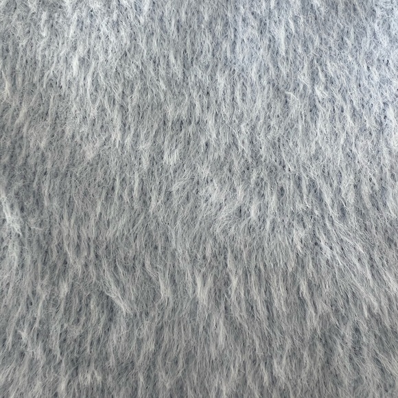 Topshop Light Blue Fuzzy Tie-Front Cardigan - Picture 6 of 6